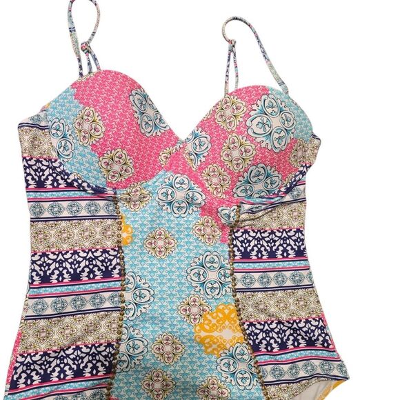 ONDA DE MAR Swimsuit One Piece Size Large Multicolor - Picture 3 of 11